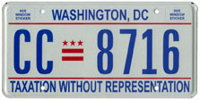 Plate no. CC-8716, issued c.Dec. 2004