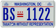 2000 general-issue passenger car plate no. BS-1122