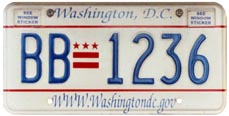 2001 optional plate no. BB-1236