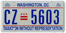 Plate no. CZ-5603, issued c.Feb. 2008