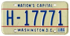 1978 base Hire plate no. H-17771