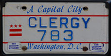 1984 base Clergy plate no. 783