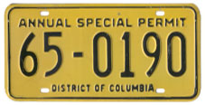 Annual Special Permit no. 65-0190