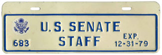 1979 U.S. Senate Staff permit no. 683