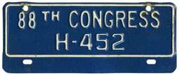 88th Congress (House of Rep.) permit no. H-452