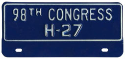 98th Congress (House of Rep.) permit no. H-27