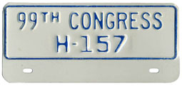 99th Congress (House of Rep.) permit no. H-157