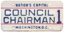 1978 Baseplate marked COUNCIL CHAIRMAN 1