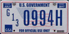 U.S. GSA Interagency Motor Pool 2009 base no. G13 0994H