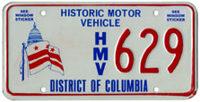 Historic Motor Vehicle plate no. 629