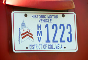 Historic Motor Vehicle plate no. 1223