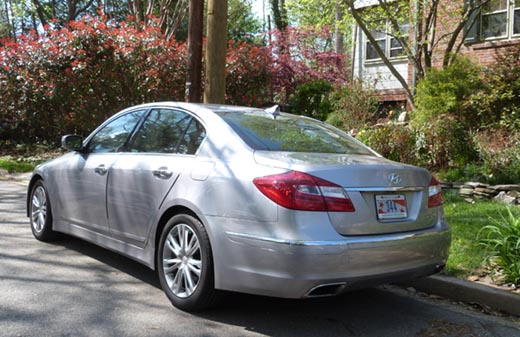 2014-15 plate no. 344 on a Hyundai parked on a residential streeet in Crestwood