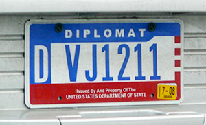 Click here to return to the Office of Foreign Missions plates page.