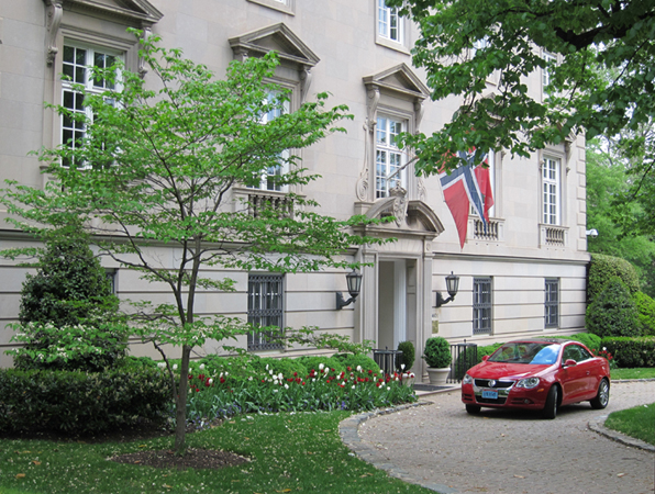 Royal Norwegian Embassy at 3401 Mass. Ave., NW
