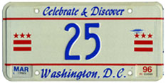 1995 reserved plate no. 25