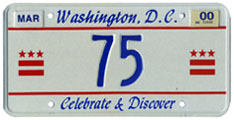1999 reserved plate no. 75