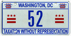 2005 reserved plate no. 52