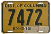 1942-44 Passenger plate no. 7472