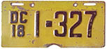 1925 motorcycle plate no. 1-730
