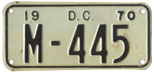 1955 (exp. 3-31-56) motorcycle plate no. M-378