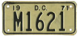 1955 (exp. 3-31-56) motorcycle plate no. M-378