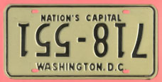 1968 plate with upside-down numbers
