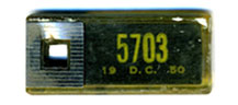 1950 (exp. 3-31-51) D.C. DAV key tag no. 5703