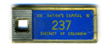 1961 (exp. 3-31-62) D.C. DAV key tag no. 237