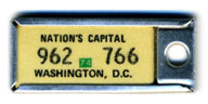 1973 (exp. 3-31-74) D.C. DAV key tag no. 962-766