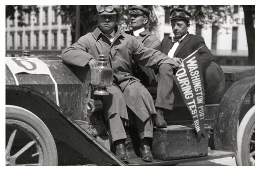 1910 Washington Post Touring Test Run participants