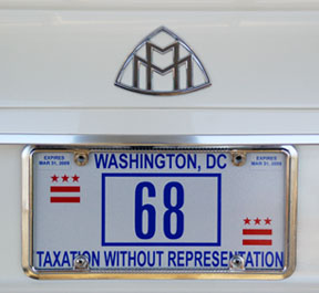 D.C. plate number 68
