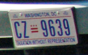 D.C. plate number CZ-9639
