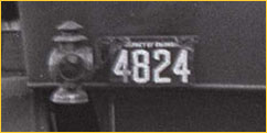 Early porcelain enamel Washington, D.C. license plate