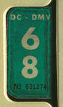 1967 (exp. 3-31-68) sticker, white on green