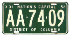 1955 plate no. AA-74-09